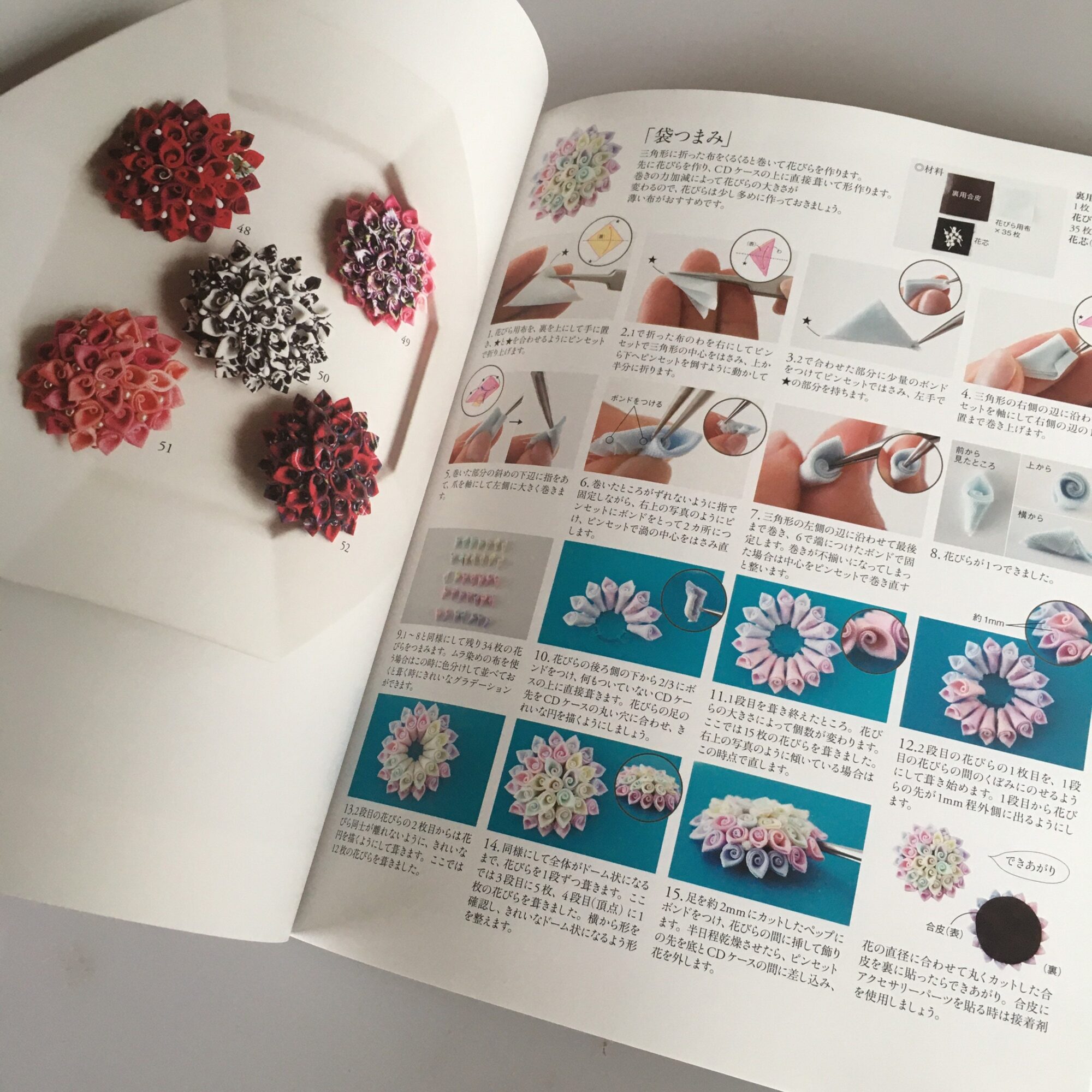 Tsuyutsuki Style: The ABC's of Tsumami-zaiku/ Japanese Craft Book
