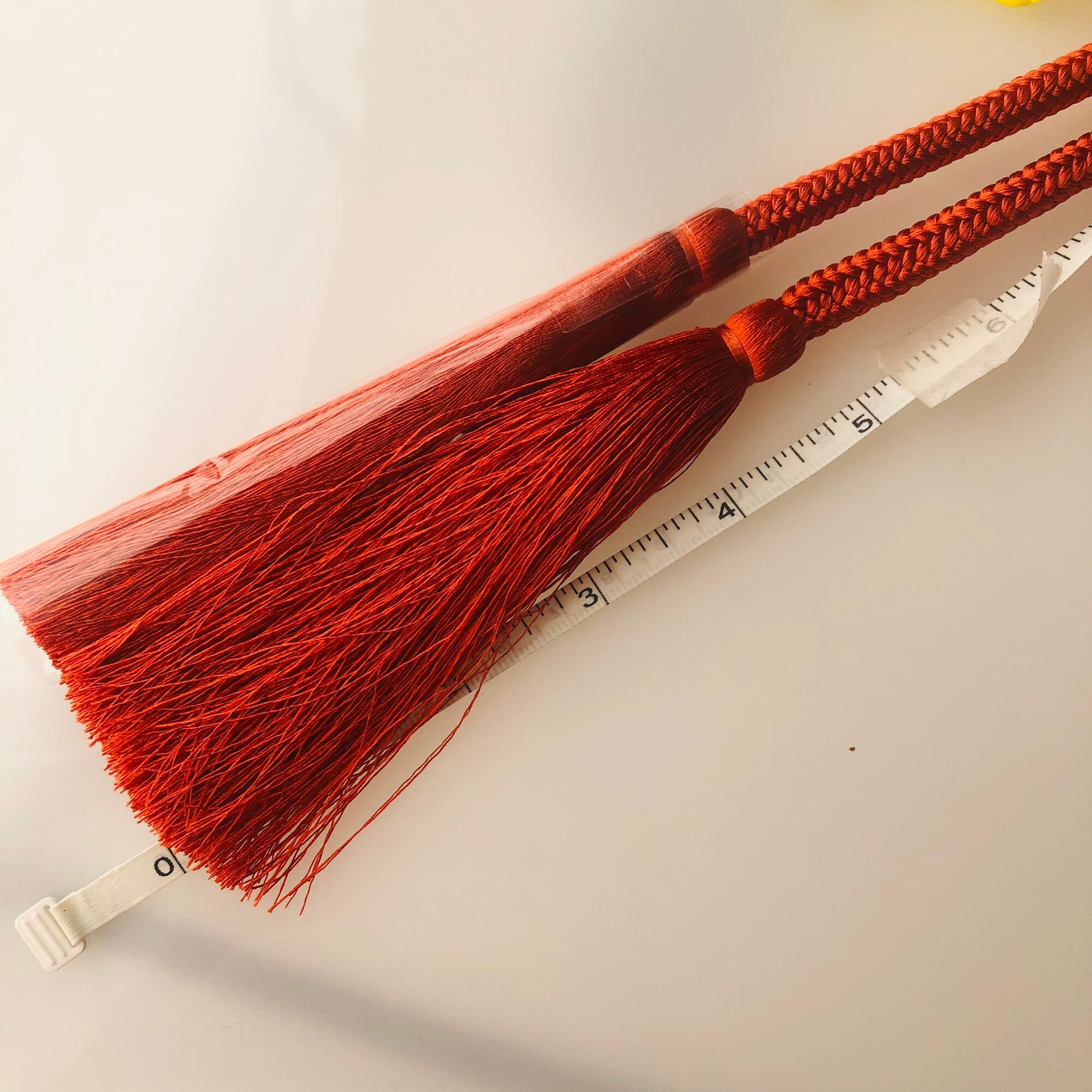 Silk kumihimo 7mm with tassel ends THICK Japanese silk cord "Kara-uchi-himo" 16 strand braid/MADE in JAPAN/Custom order available - Image 4