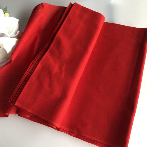 red sarashi cotton