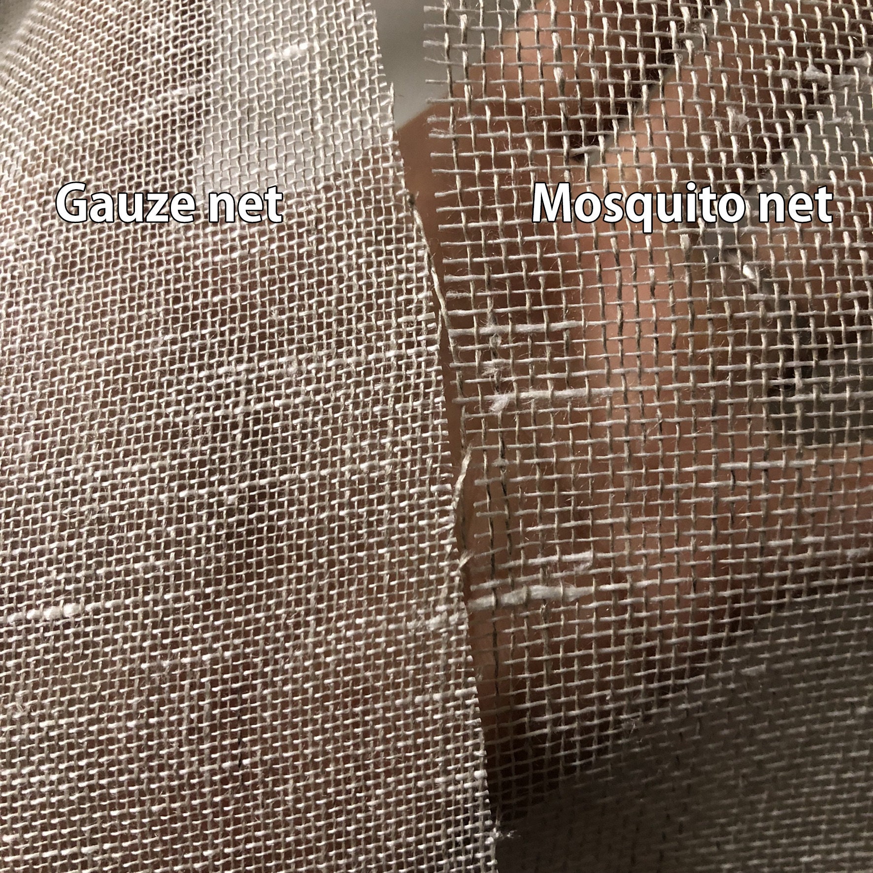 Japanese Linen gauze net fabric 100cm/ Mesh cloth/ Linen 100% Made in Kyoto / unwashed linen fabric - Image 10