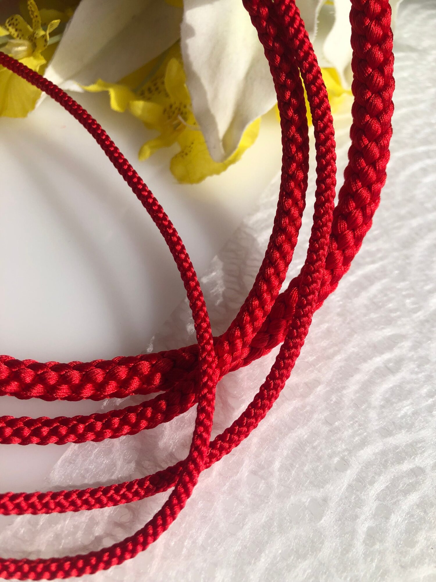 Silk round braided cord kumihimo 1mm Japanese silk cord Edo-uchi-himo 8  strand braid/MADE in JAPAN