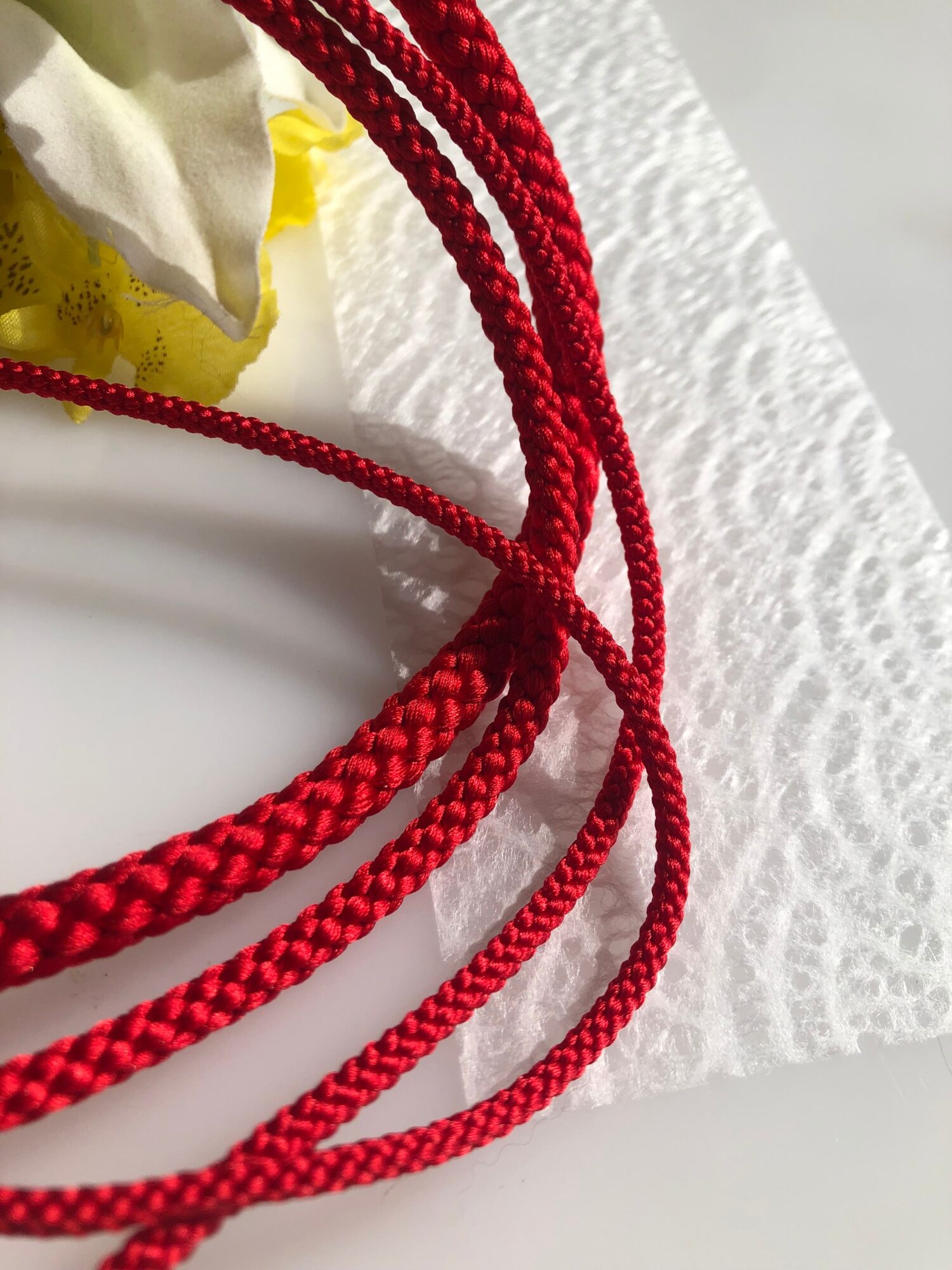 Silk round braided cord kumihimo 1mm Japanese silk cord Edo-uchi-himo 8  strand braid/MADE in JAPAN