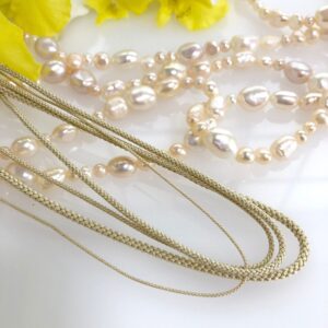 Golden Beige Silk round braided cord kumihimo Japanese cord/0.7mm~2mm/1  meter Edouchihimo 8 strand braid/for jewelry/ Kyoto kumihimo/#31 - Atelier  Miyabi