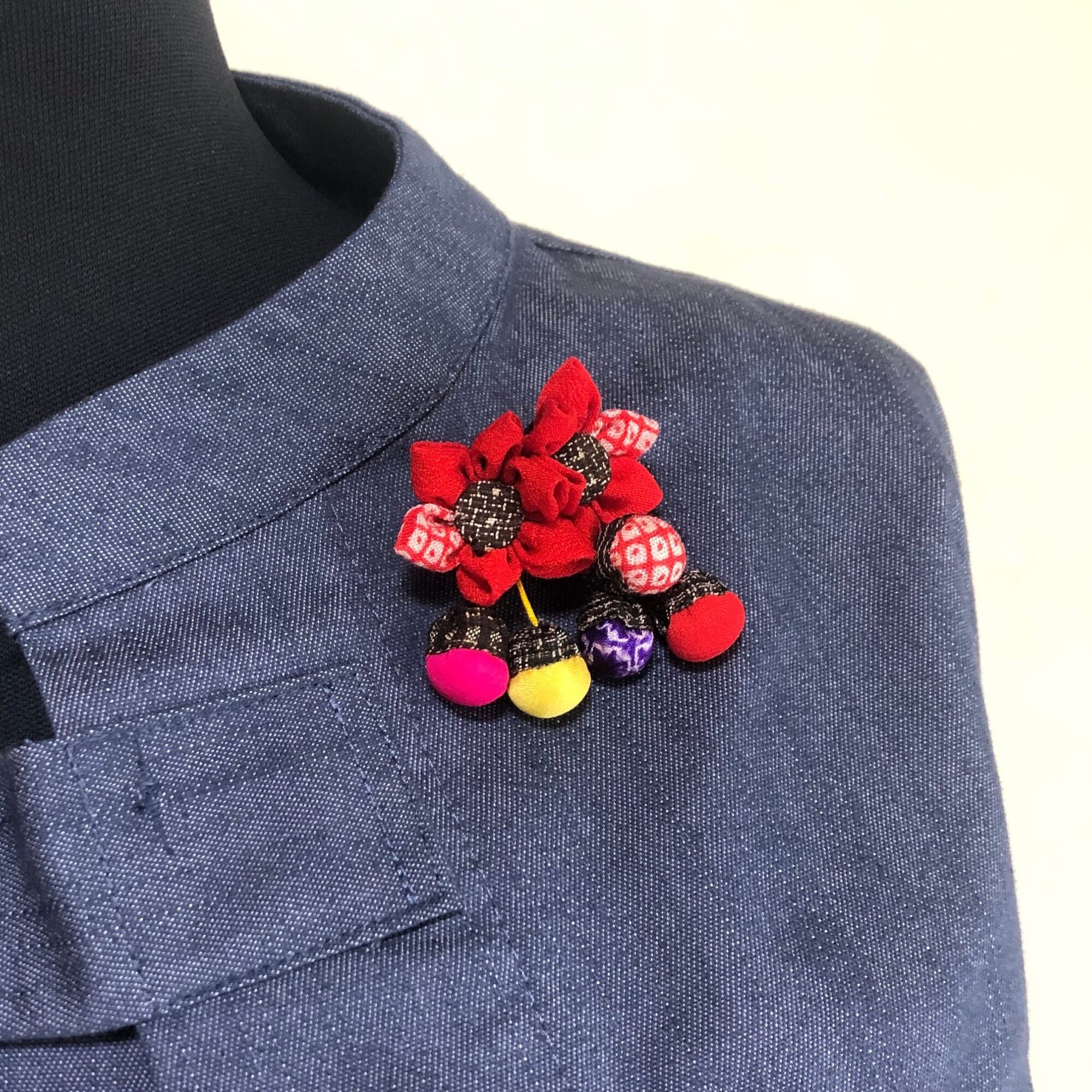Brooches Women's Clothing Flower, Silk Flower Fabric Brooch