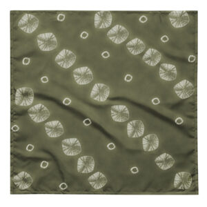 Shibori: Tekumo Drift Bandana – MACHA