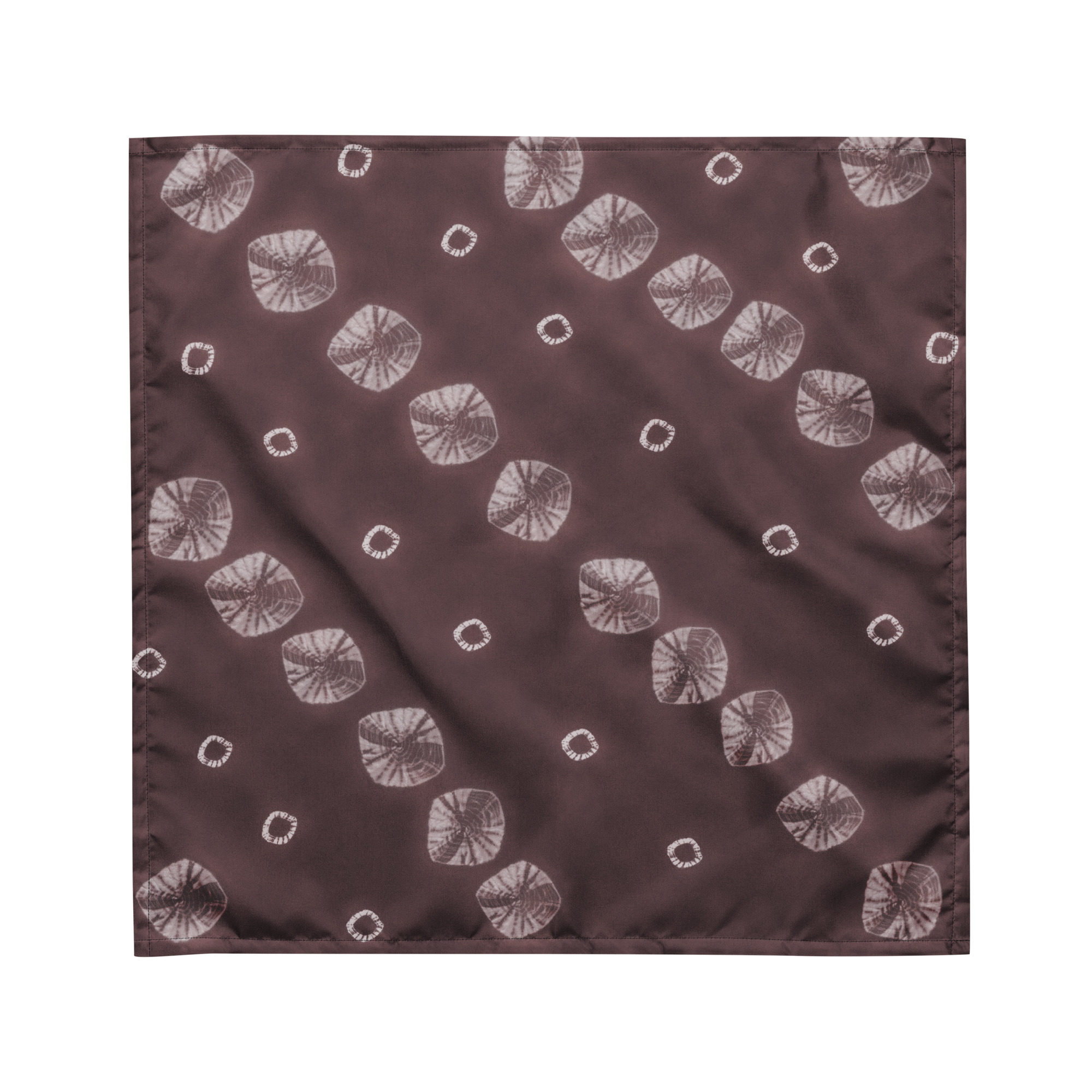 Shikon Shibori Bandana | Japanese Furoshiki Textile – Tekumo Drift - Image 6
