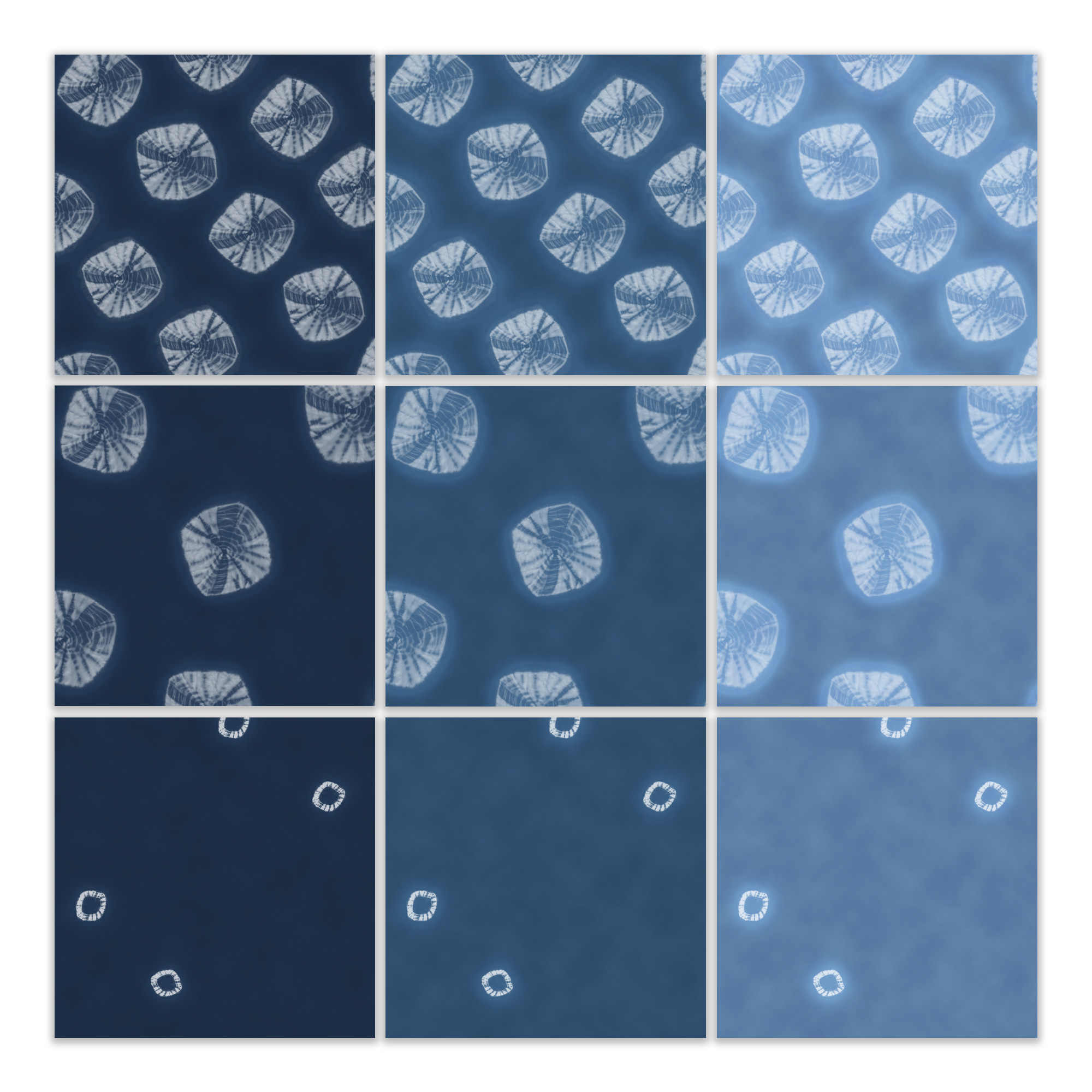 Japanese Indigo Shibori Texture Pack Vol.1 – Kanoko & Tekumo Styles (Seamless Patterns) - Image 2