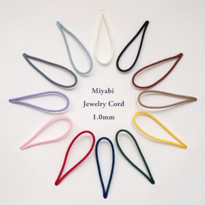 Japanese Kumihimo Cord 1.0mm for Jewelry | Miyabi Jewelry Cord Series