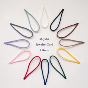 Japanese Kumihimo Cord 4.0mm for Jewelry | Miyabi Jewelry Cord Series