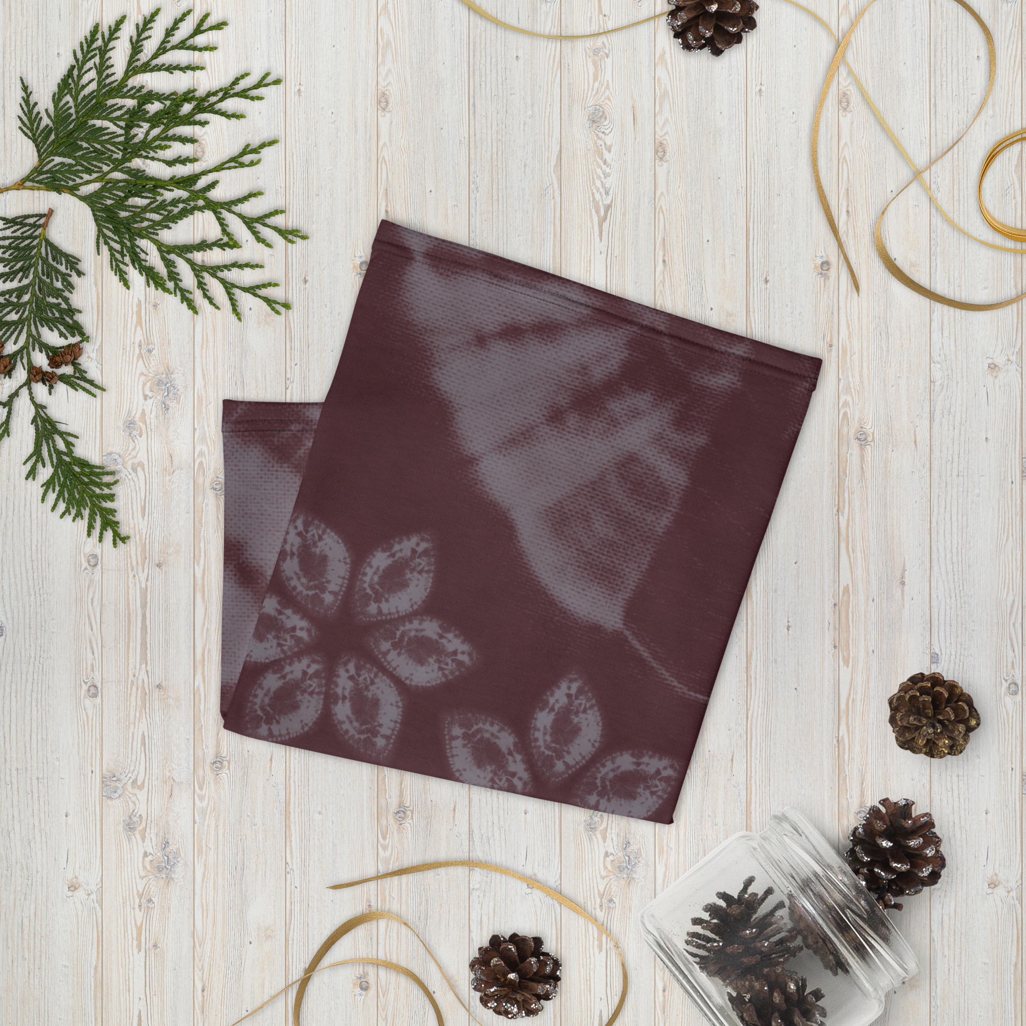 Shibori Neck Gaiter – All-Season Tube Scarf Inspired by Japanese Tie-Dye - Image 11