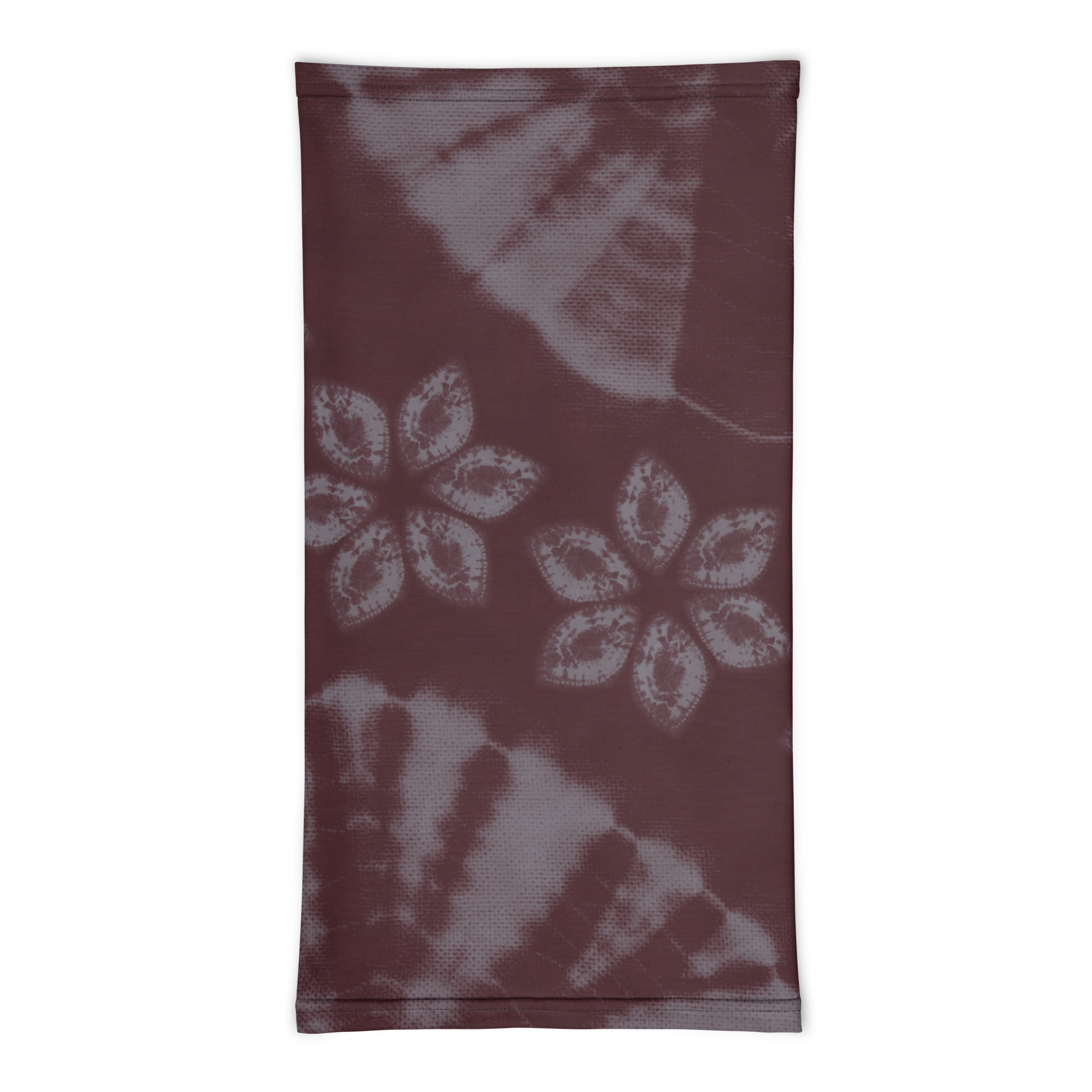 Shibori Neck Gaiter – All-Season Tube Scarf Inspired by Japanese Tie-Dye