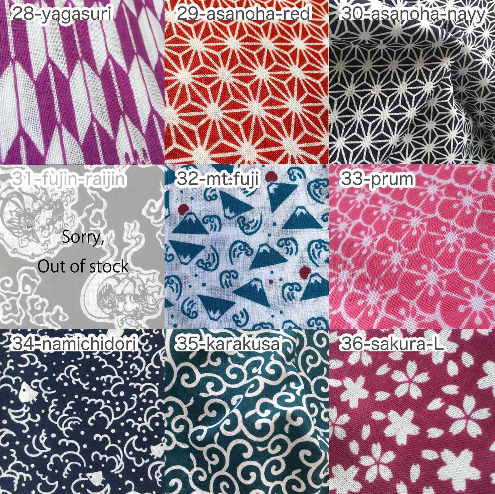 Tenugui Set of 5 – Choose from 65 Traditional Japanese Cotton Designs - 画像 (9)