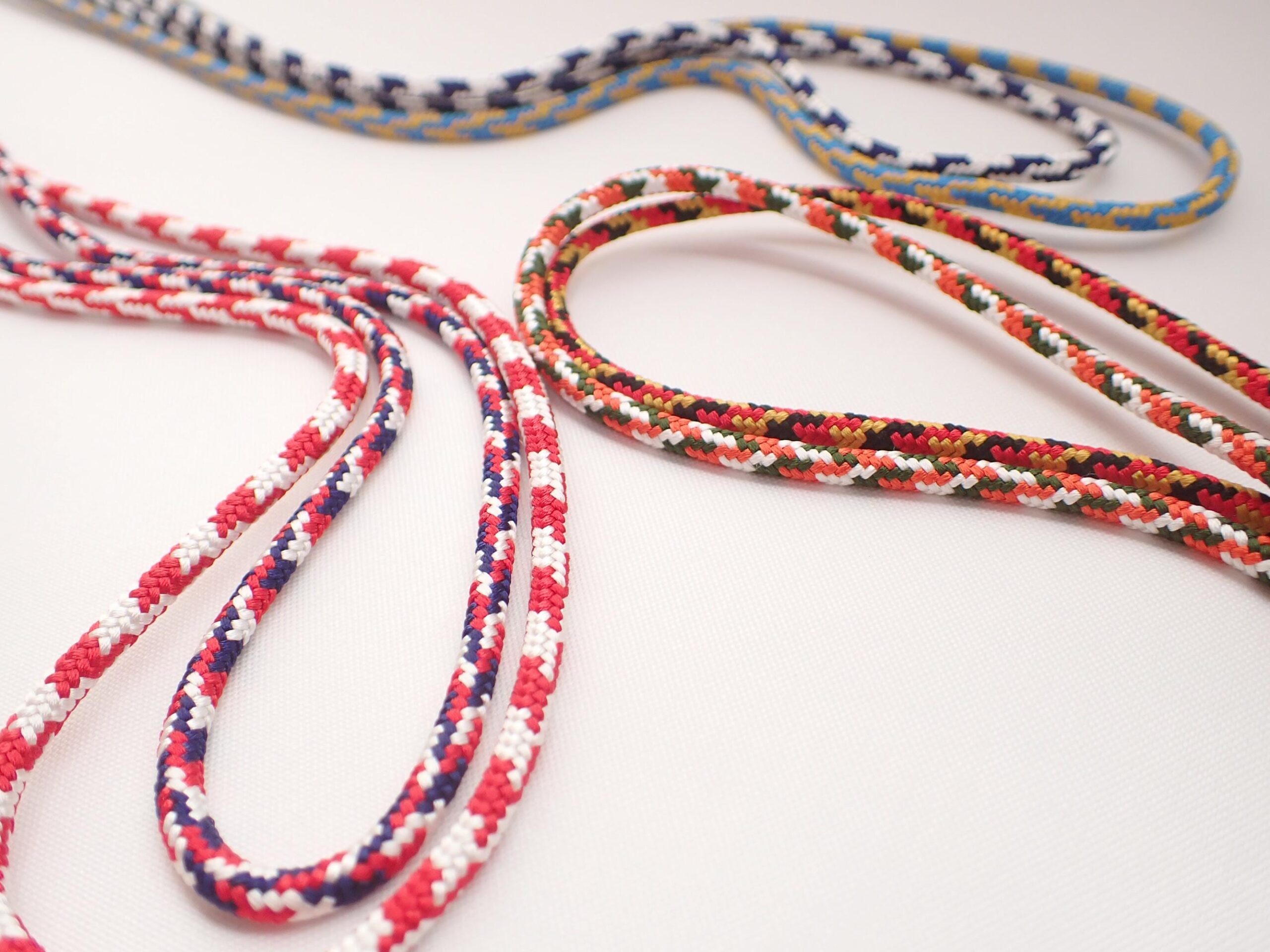 Silk Kumihimo Cord 3mm - Flag Inspired Colors - 16 Strand Braid for Jewelry Making (1m) - Image 8