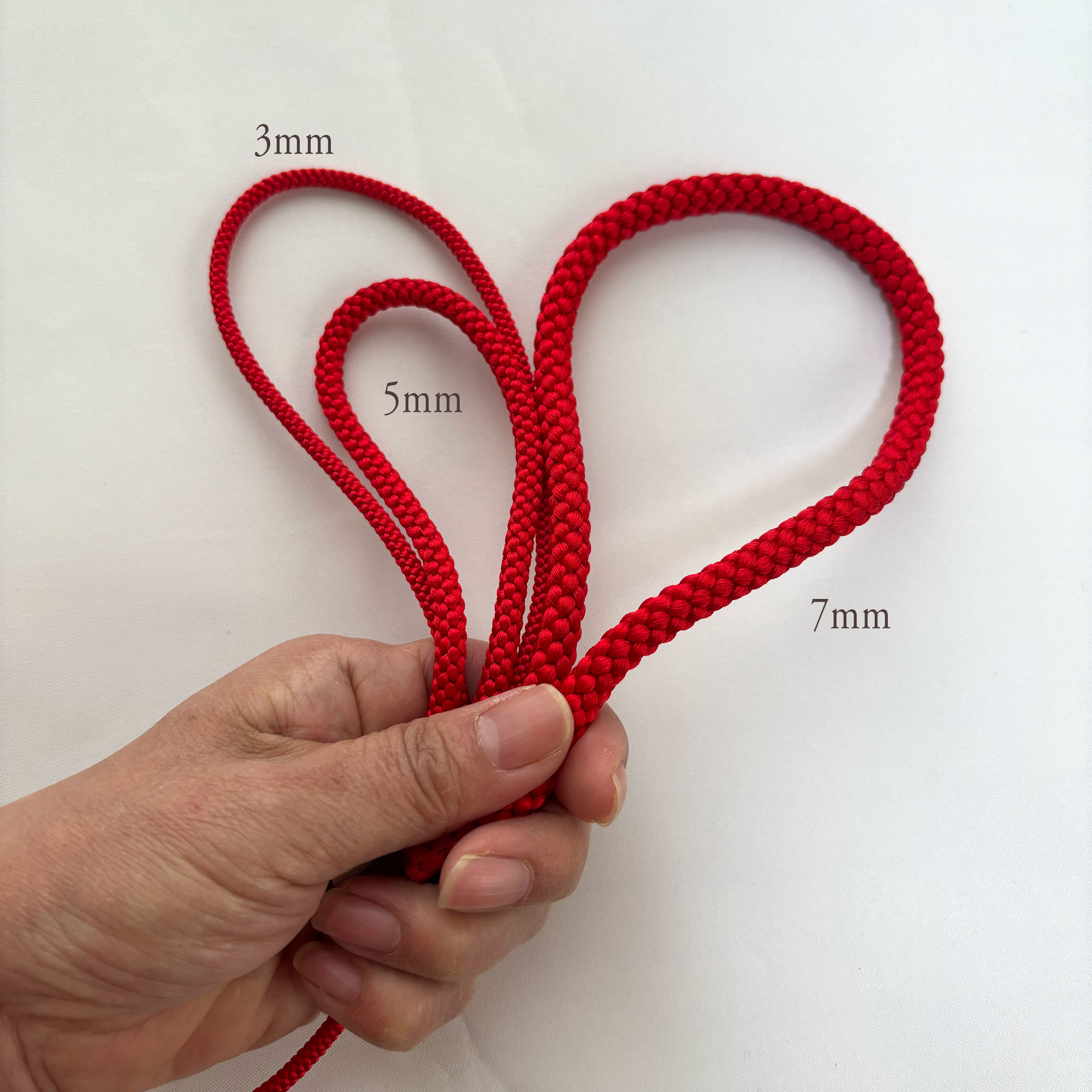 SILK CORD 3MM 5MM 7MM