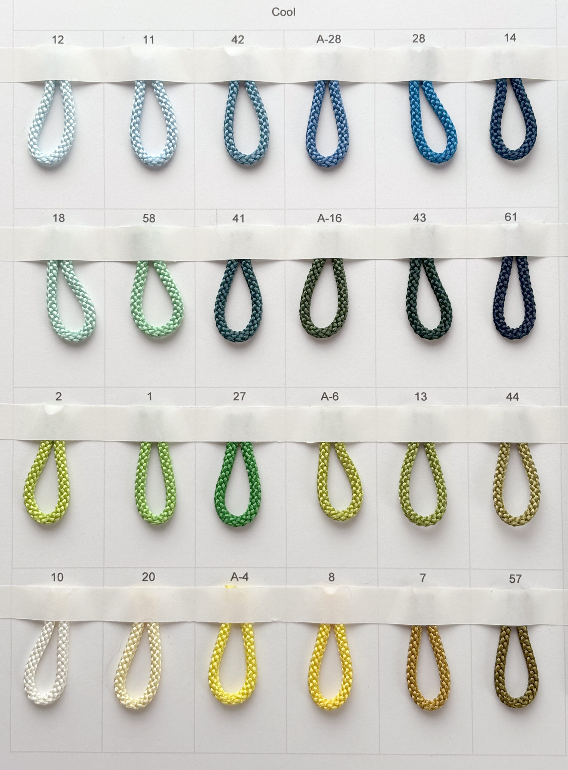 Miyabi Jewelry Cord 4.0mm 10metres -Studio Collection-Cool color - Image 6