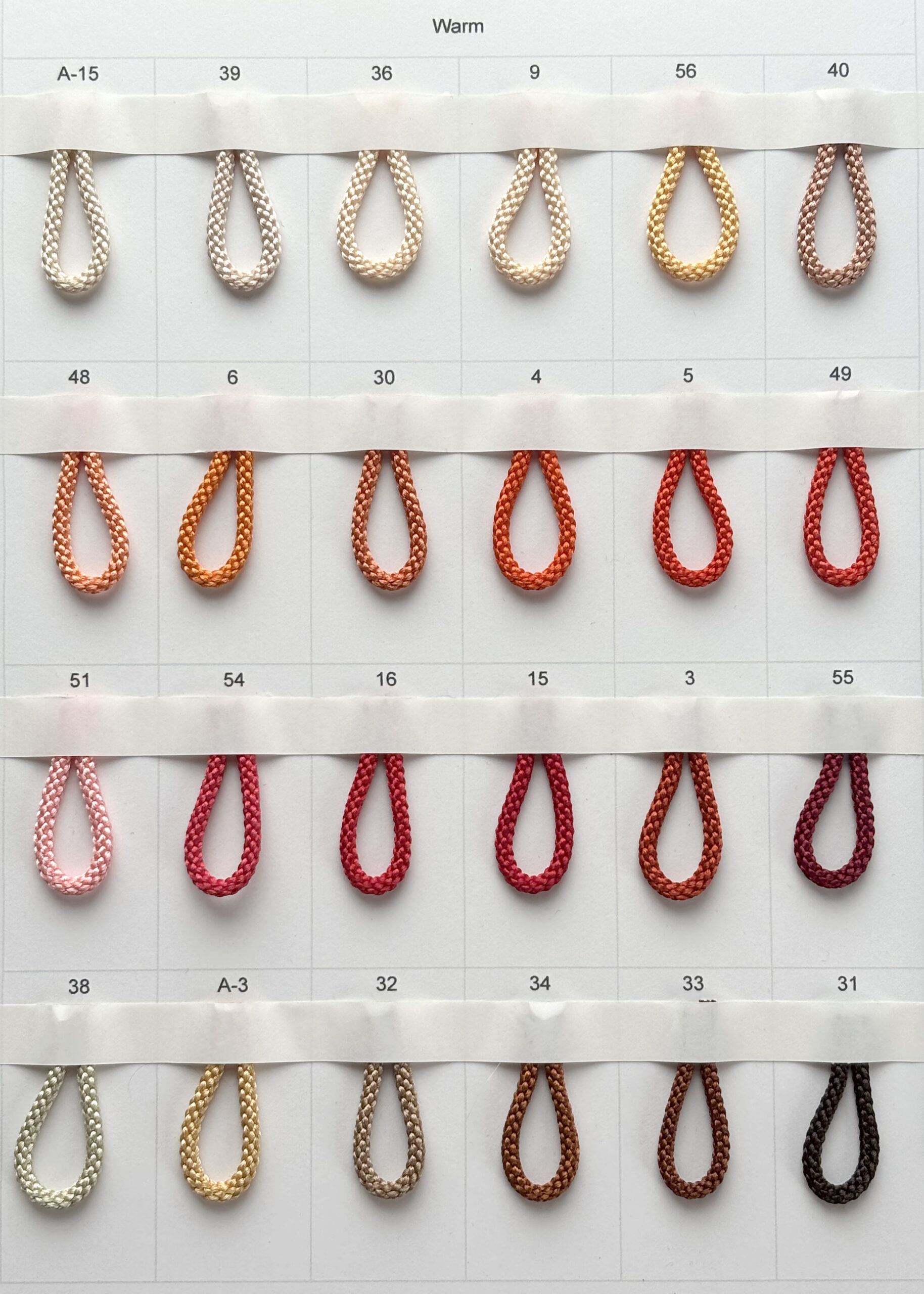 Miyabi Jewelry Cord 4.0mm 10metres - Studio Collection - Warm color - Image 6