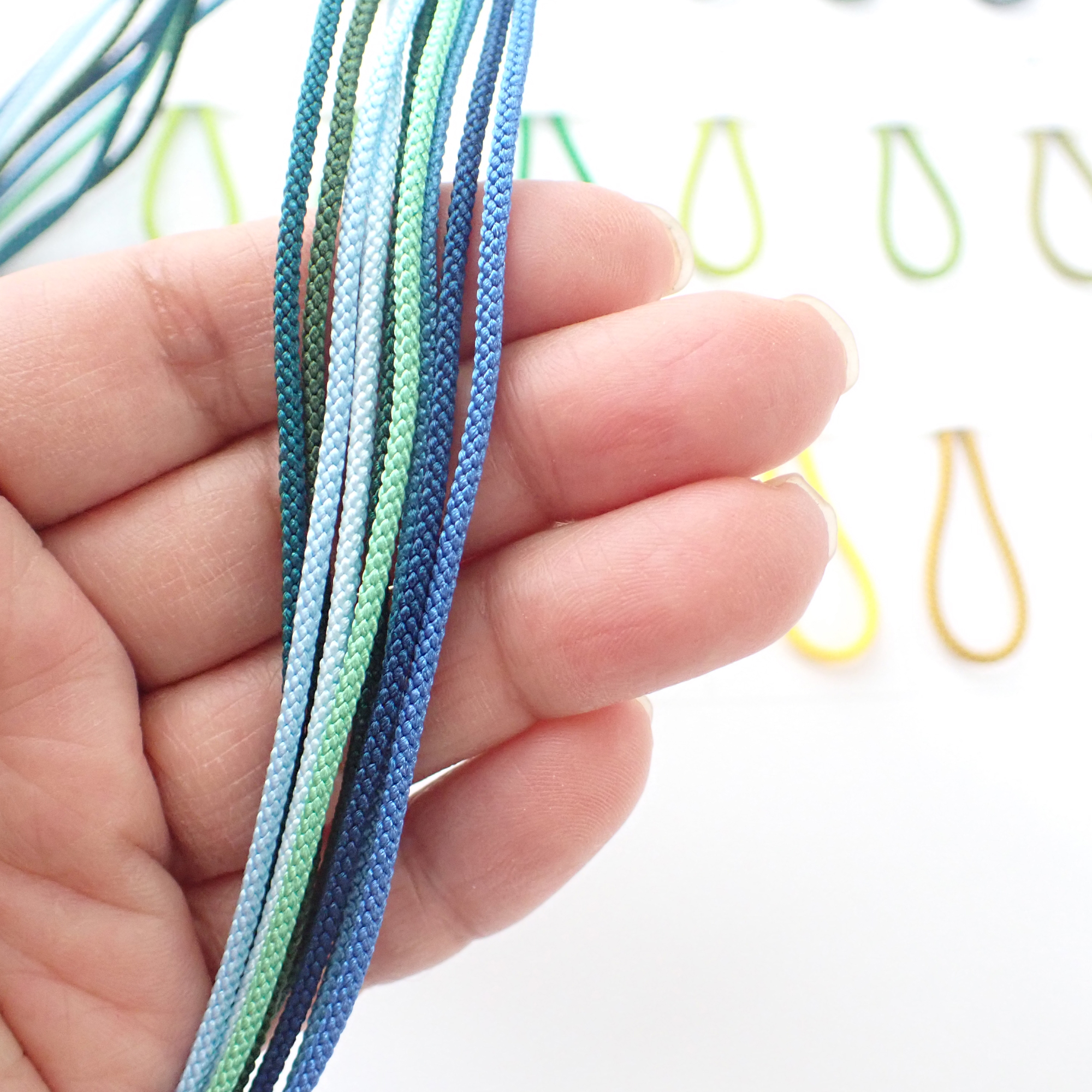 Miyabi Jewelry Cord 1.5mm -Studio Collection-Cool color - Image 2