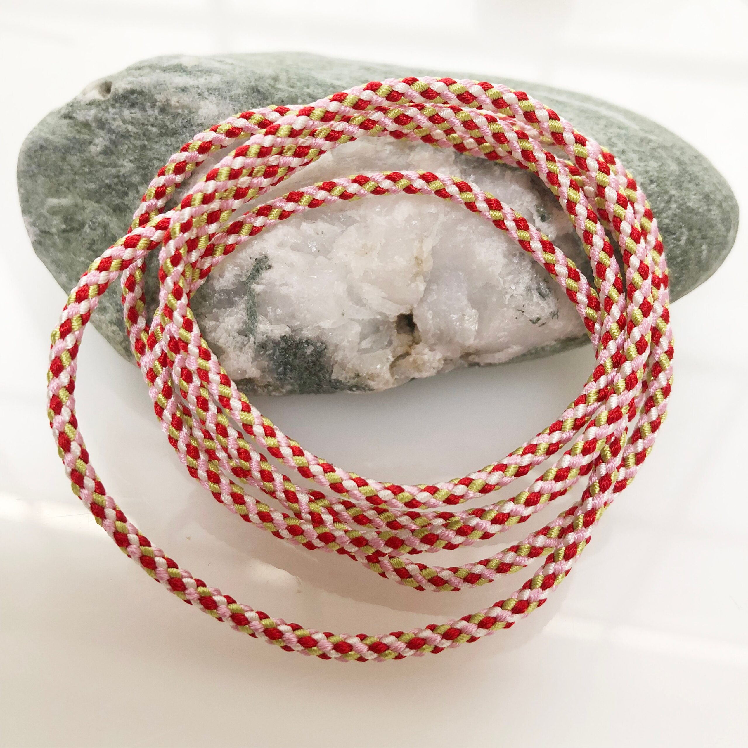 Japanese Silk Kumihimo Cord – 2mm Braided Silk Rope – 1 Metre – Handcrafted in Japan – Vibrant Multicolour Edo Braid - Image 7