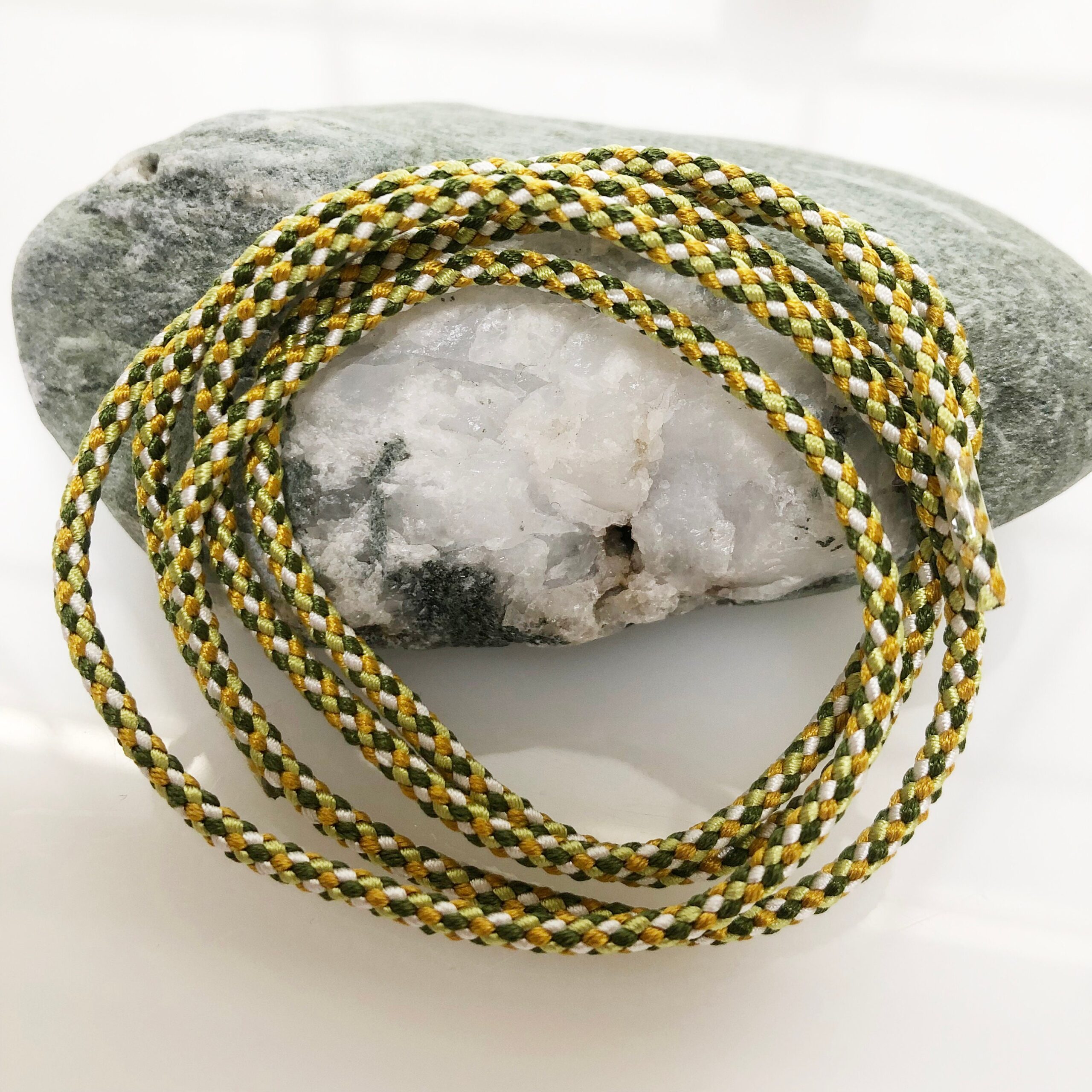 Japanese Silk Kumihimo Cord – 2mm Braided Silk Rope – 1 Metre – Handcrafted in Japan – Vibrant Multicolour Edo Braid - Image 8