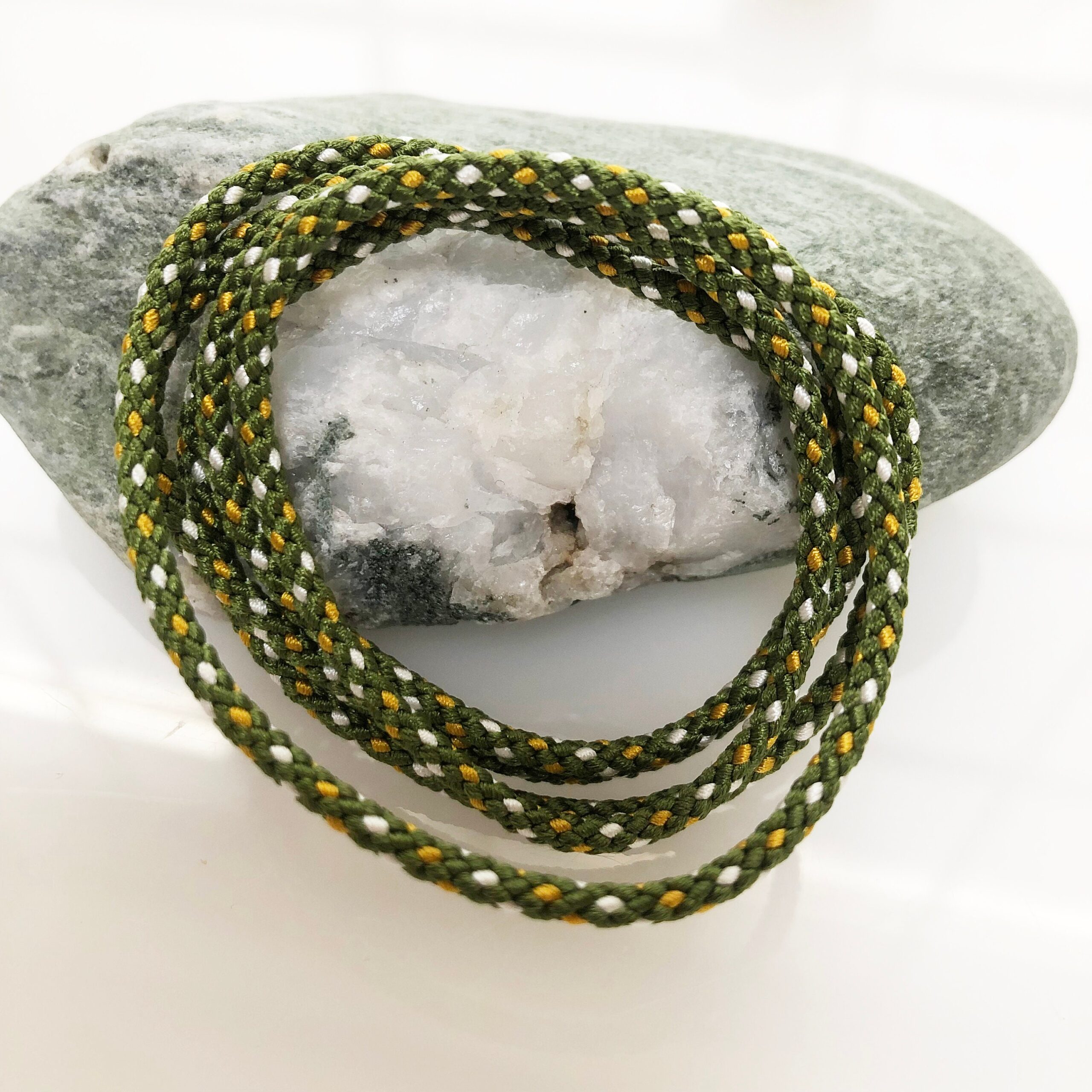 Japanese Silk Kumihimo Cord – 2mm Braided Silk Rope – 1 Metre – Handcrafted in Japan – Vibrant Multicolour Edo Braid - Image 5