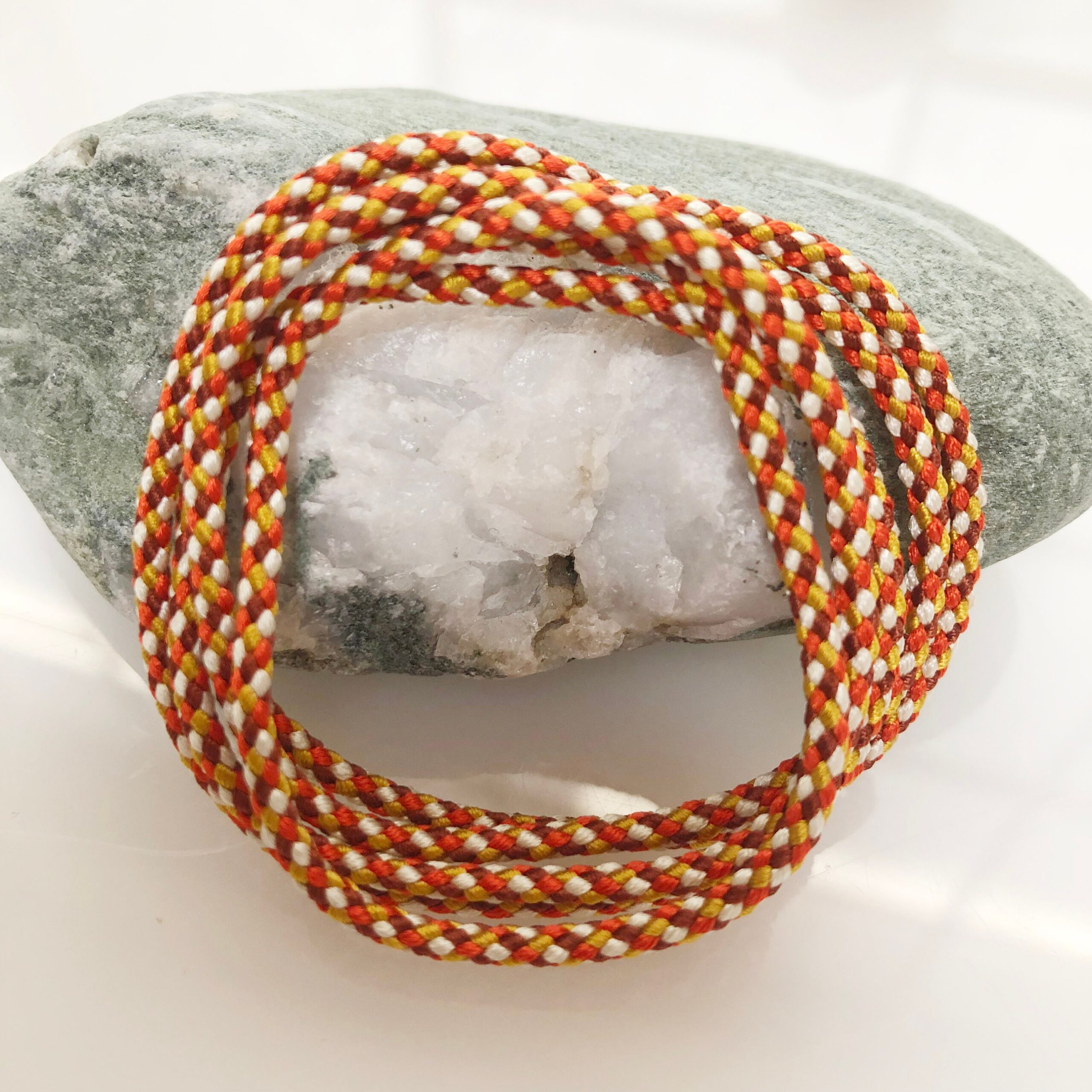 Japanese Silk Kumihimo Cord – 2mm Braided Silk Rope – 1 Metre – Handcrafted in Japan – Vibrant Multicolour Edo Braid - Image 3