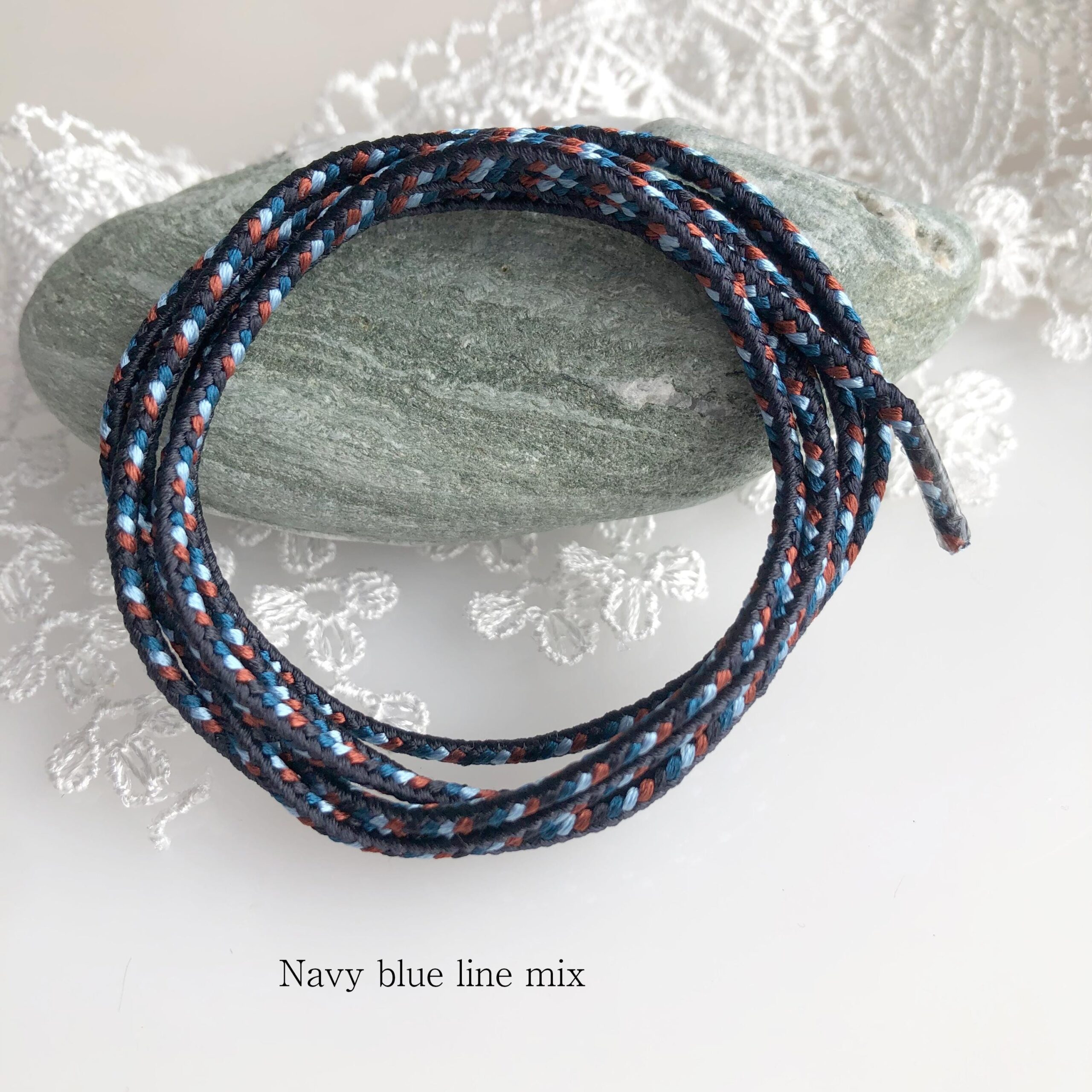 Samurai-Inspired Silk Kumihimo Cord (1.8-2.0mm, 1m) – 8-Strand Square Braid for Jewellery Making – Made in Japan - Image 9