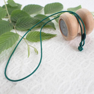 green silk pendant cord