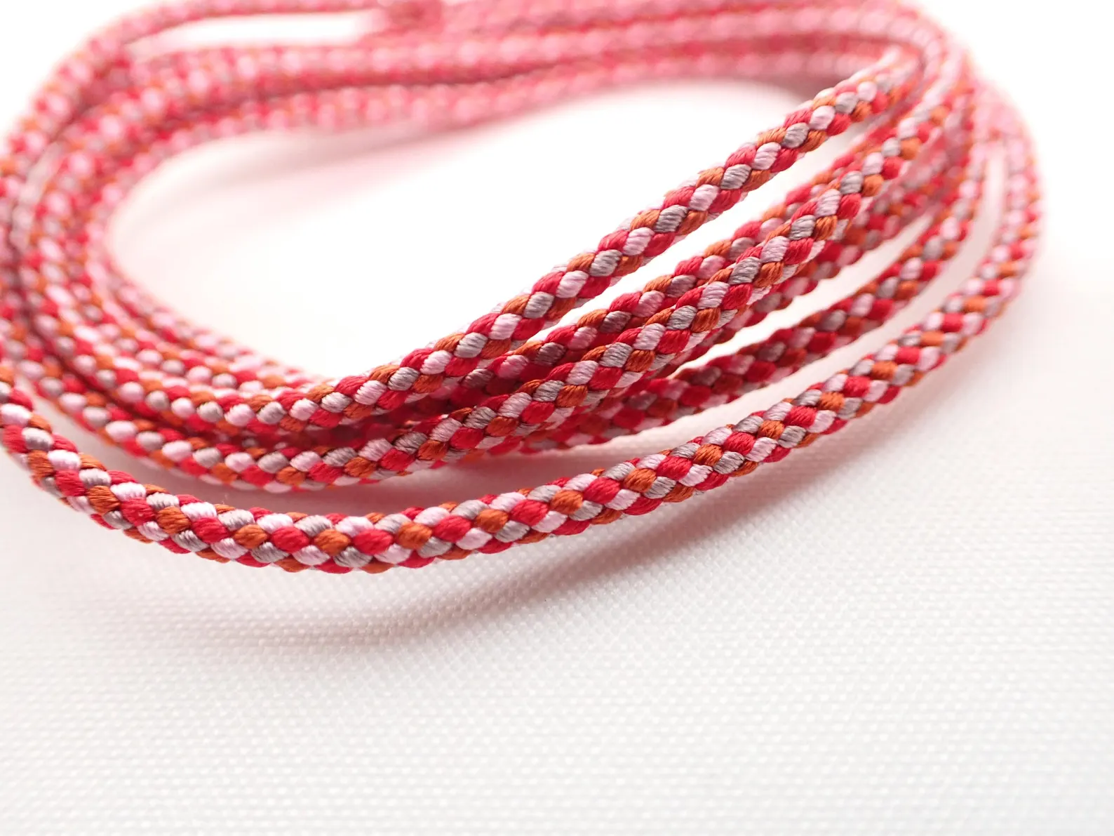 Japanese Silk Kumihimo Cord for jewellery Making โ 2mm Braided String โ 6 Color Variations โ 1 metre - Image 11