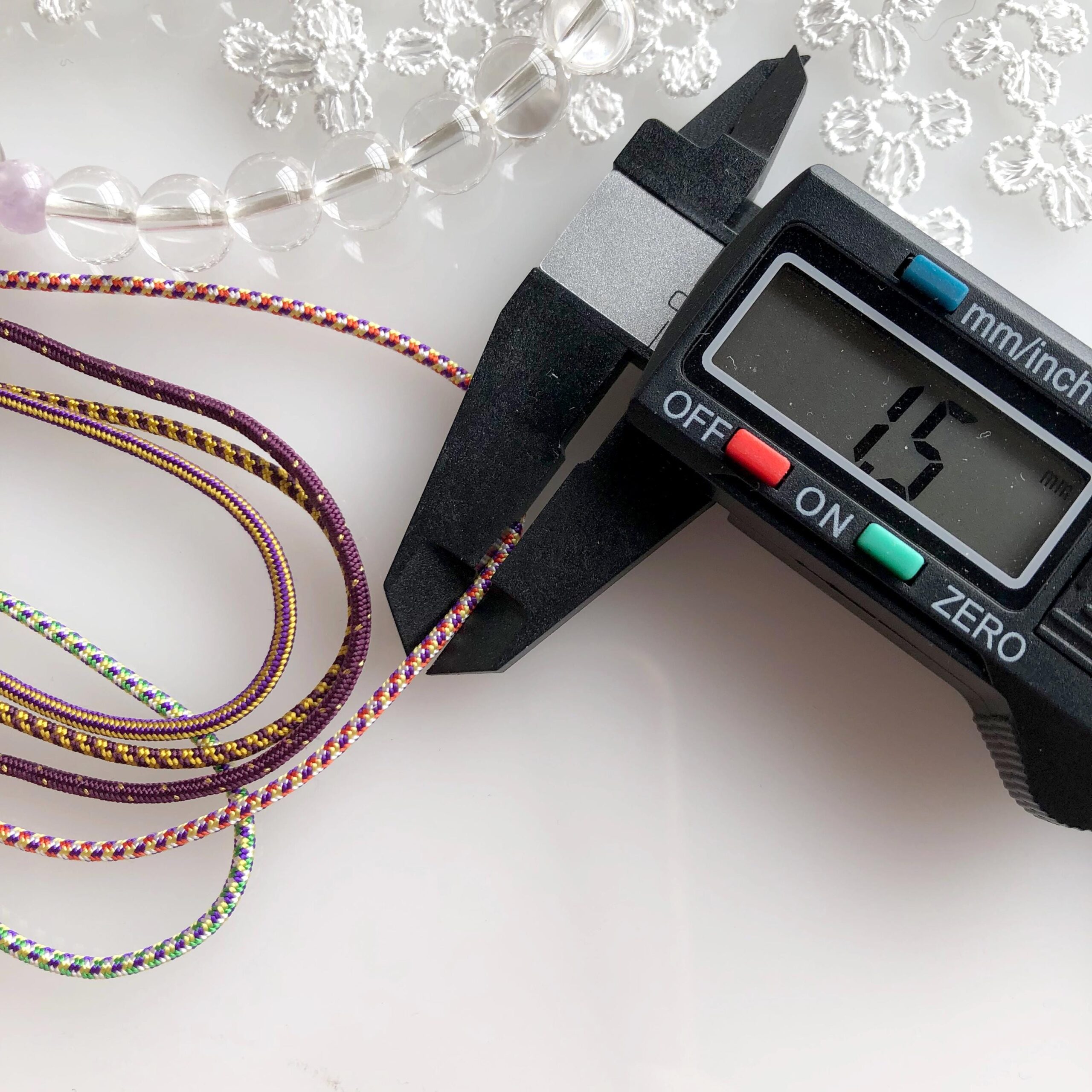 Luxurious 1.5mm Pure Silk braided Cord kumihimo– Choose from 38 Stunning Colors for Elegant jewellery Making or Spiritual Beads – 1m Length - Image 9