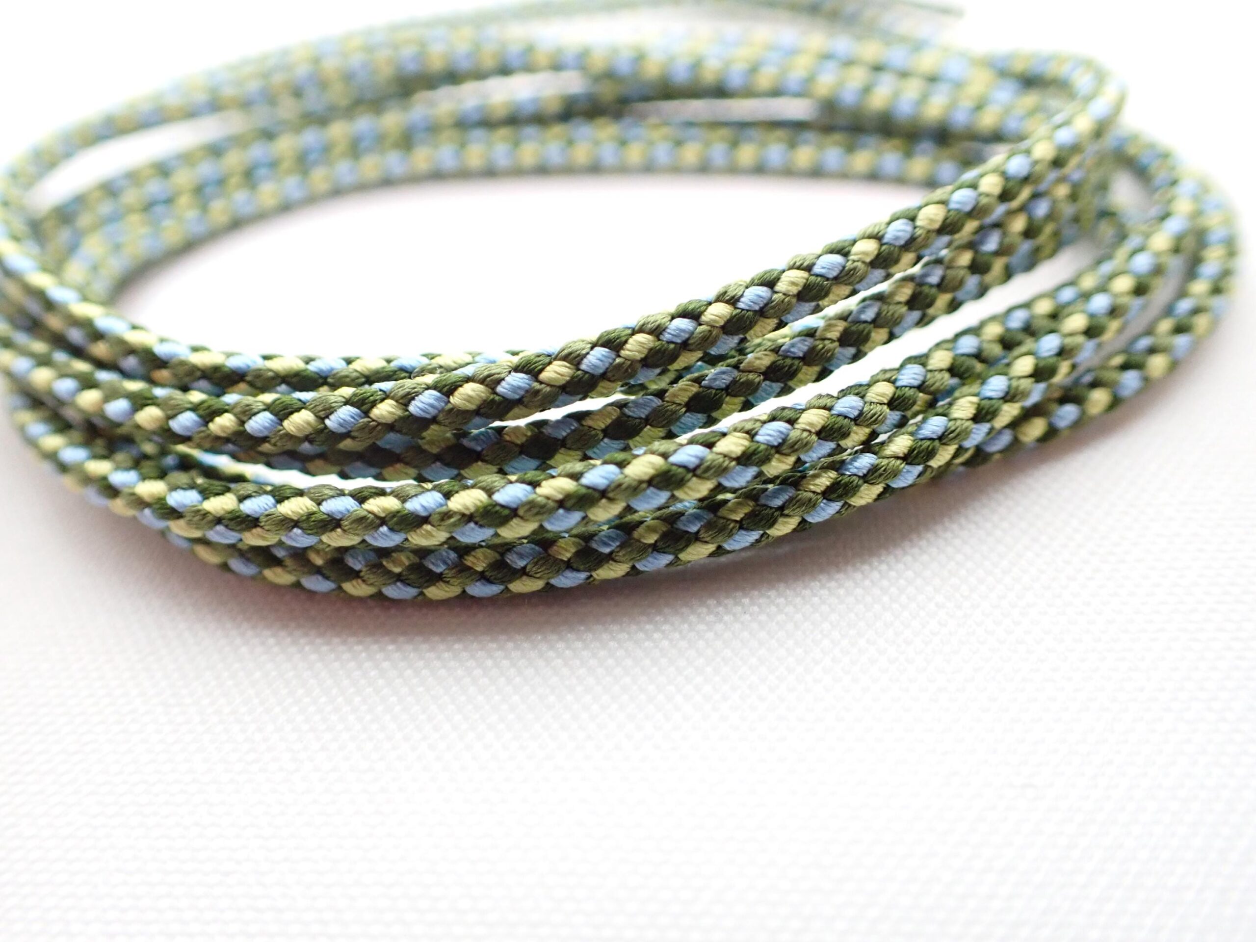 Japanese Silk Kumihimo Cord for jewellery Making โ 2mm Braided String โ 6 Color Variations โ 1 metre - Image 6