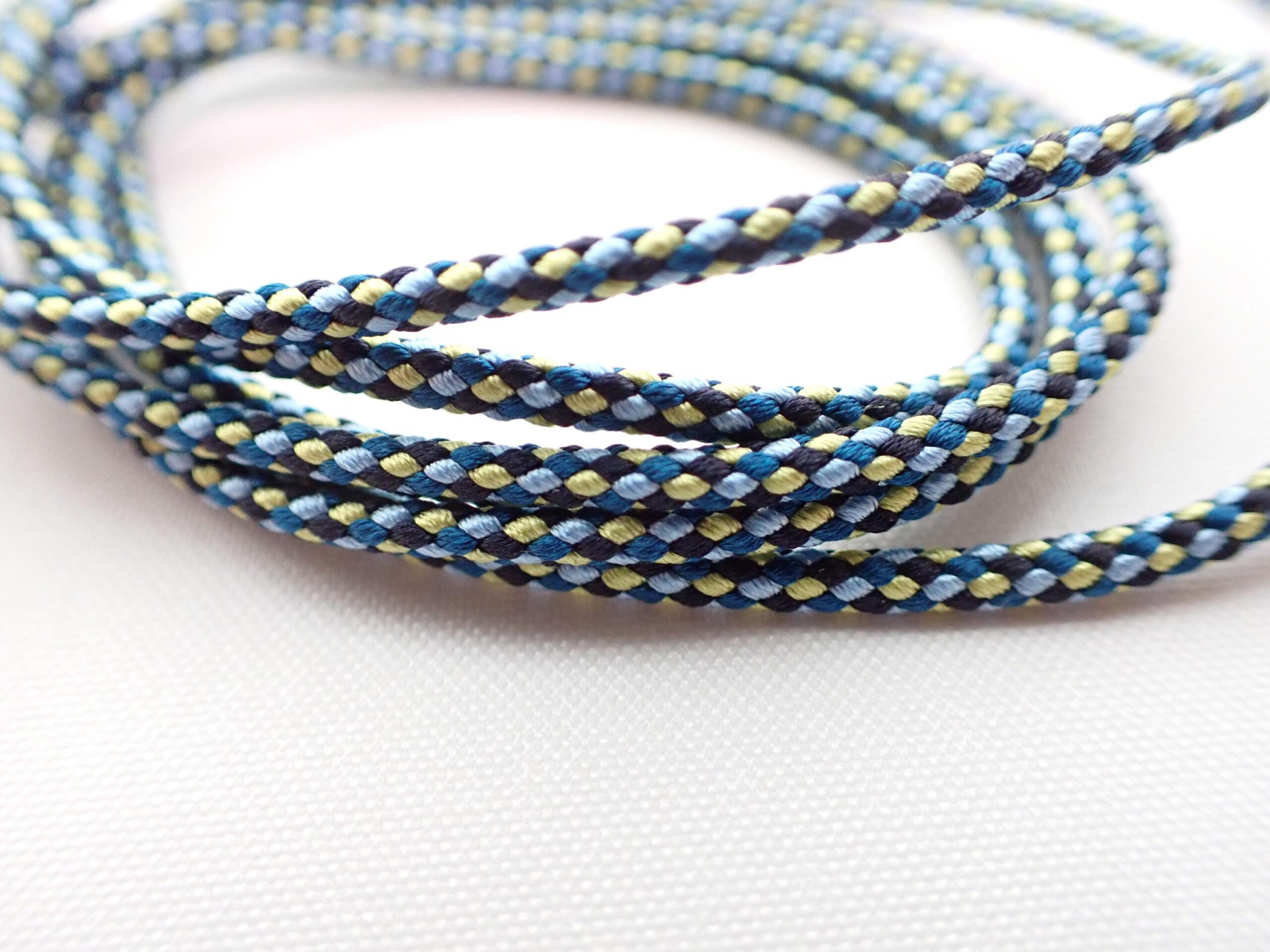 Japanese Silk Kumihimo Cord for jewellery Making โ 2mm Braided String โ 6 Color Variations โ 1 metre - Image 8