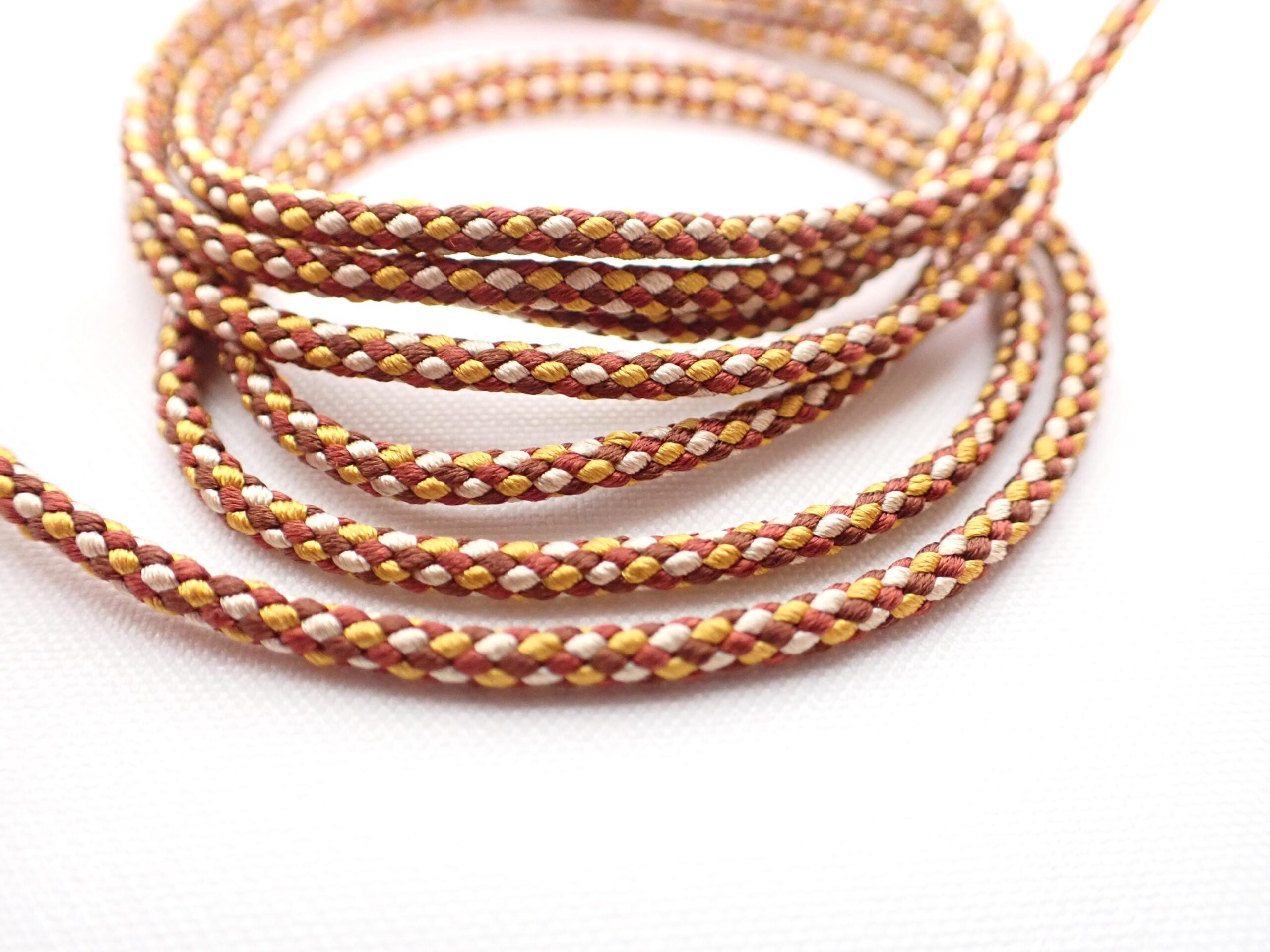 Japanese Silk Kumihimo Cord for jewellery Making โ 2mm Braided String โ 6 Color Variations โ 1 metre - Image 7