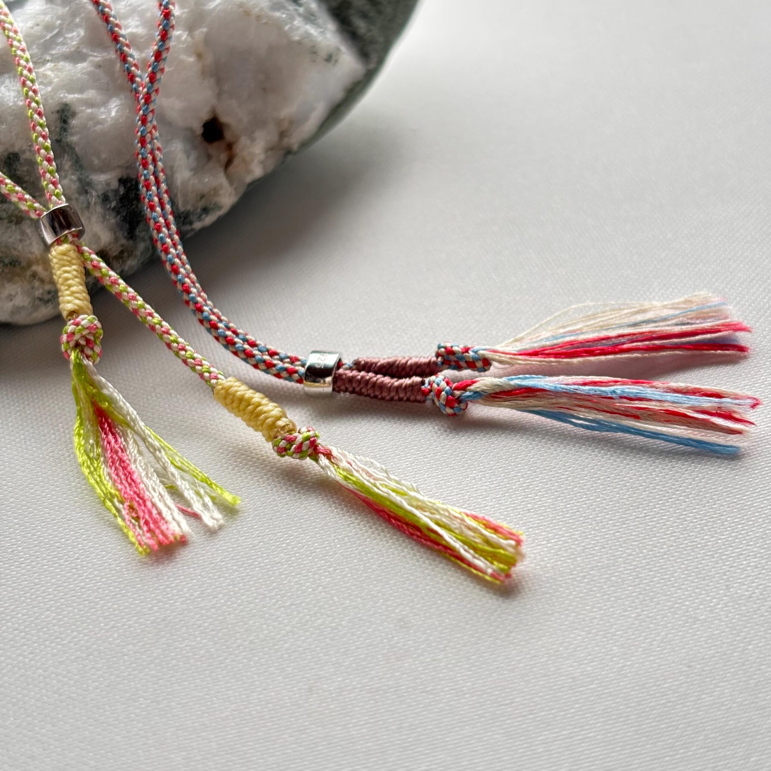 Long Quartz Talisman Necklace – Japanese Hōju Crystal Pendant on Kyoto Silk Kumihimo – Handmade in Japan - Image 8