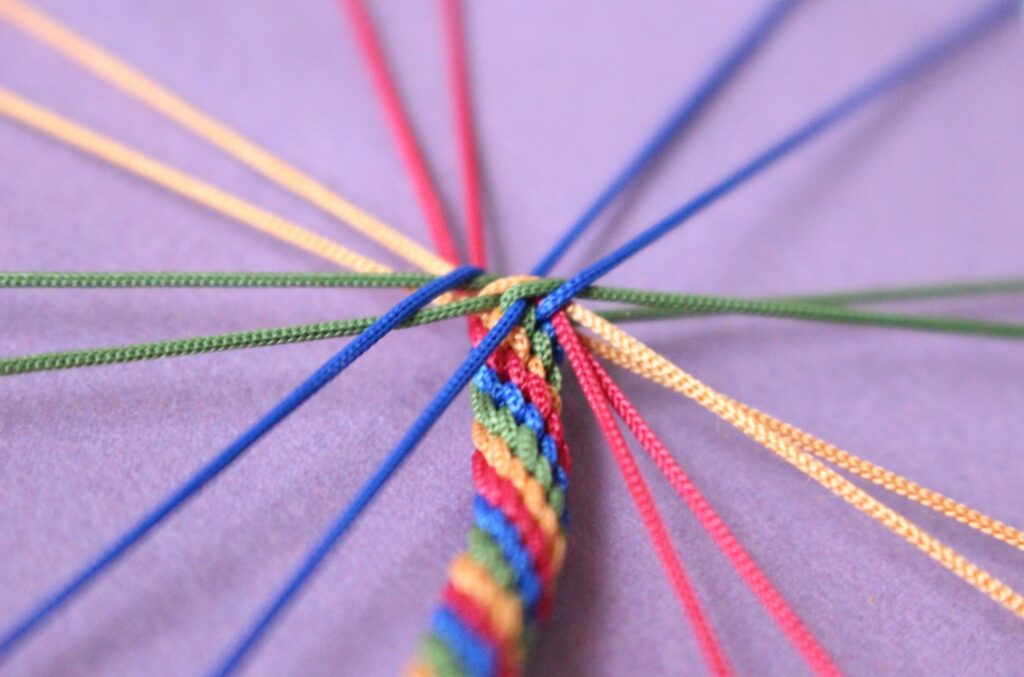 kumihimo spiral braid