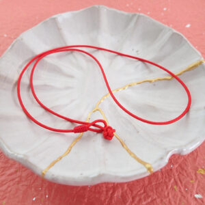 red silk pendant cord
