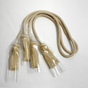 Silk 16 strand kumihimo 10mm 100cm+12cm traditional tassel 2PC